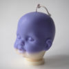 Lavender & Vanilla Soy Wax Doll Head Candle