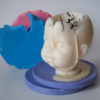 Burned Rosemary's Baby Soy Wax Doll Head Candle