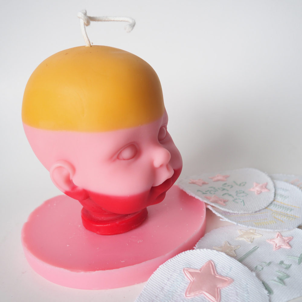 Lolita Soy Wax Doll Head Candle