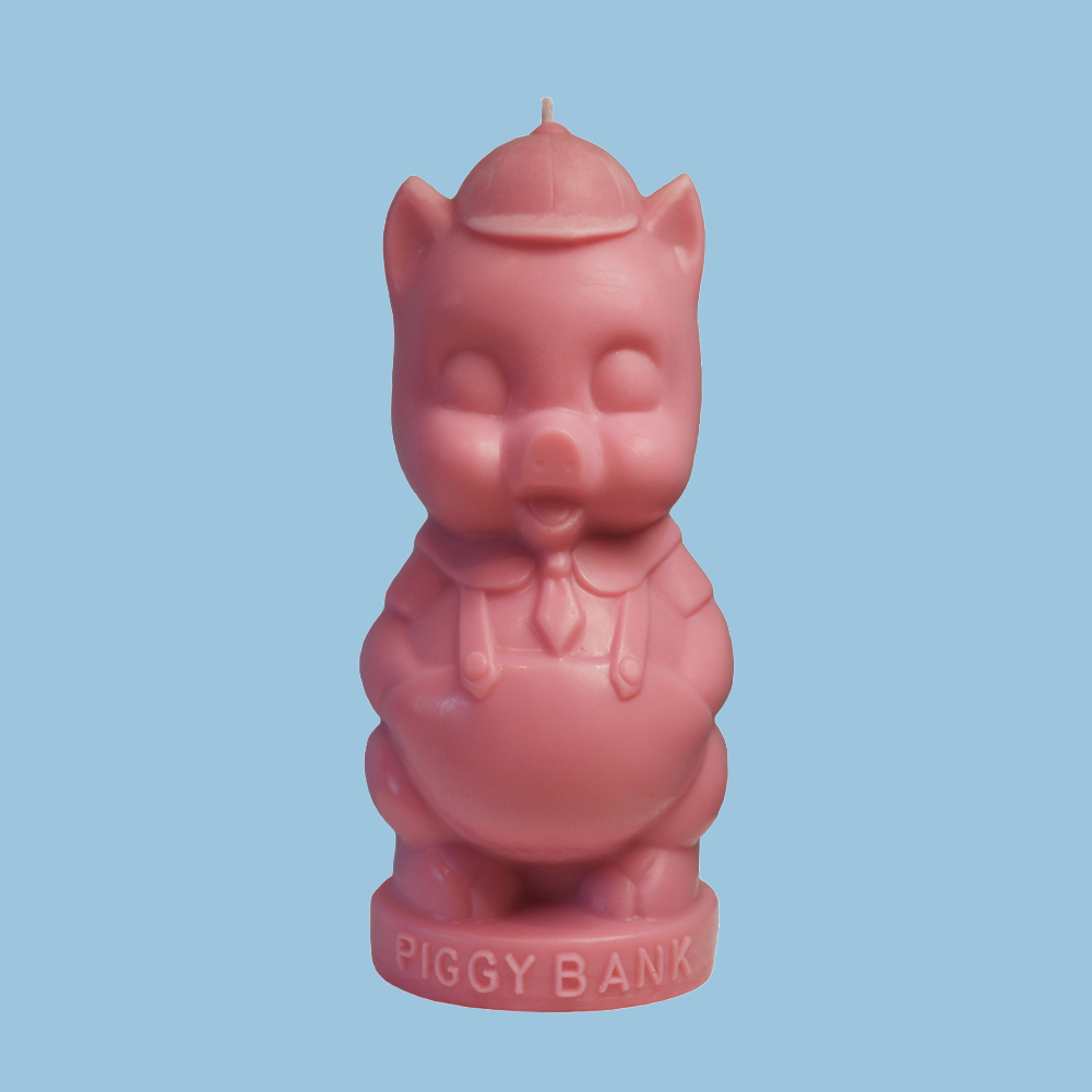 soy wax pig candle